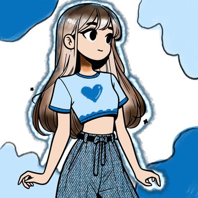 girl in a cute crop top