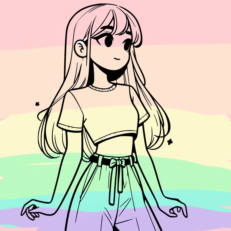 girl in a cute crop top