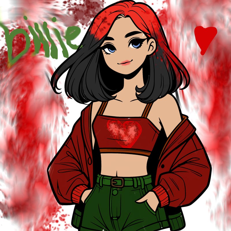 a realistic girl with a crop top and short shorts in an open jacket