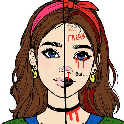 realistic teenage girl