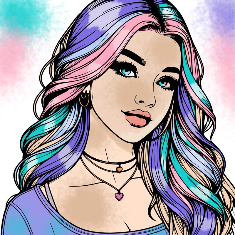 detailed realistic girl