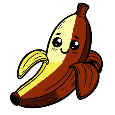banana with a smile