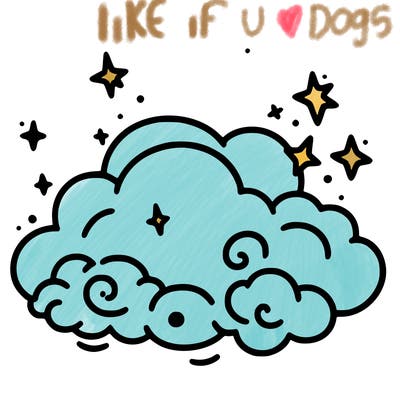 pink starry cloud sky