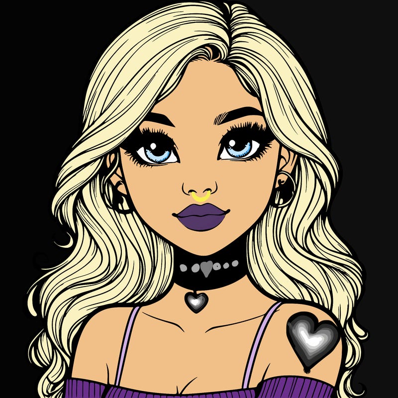 realistic pretty girl