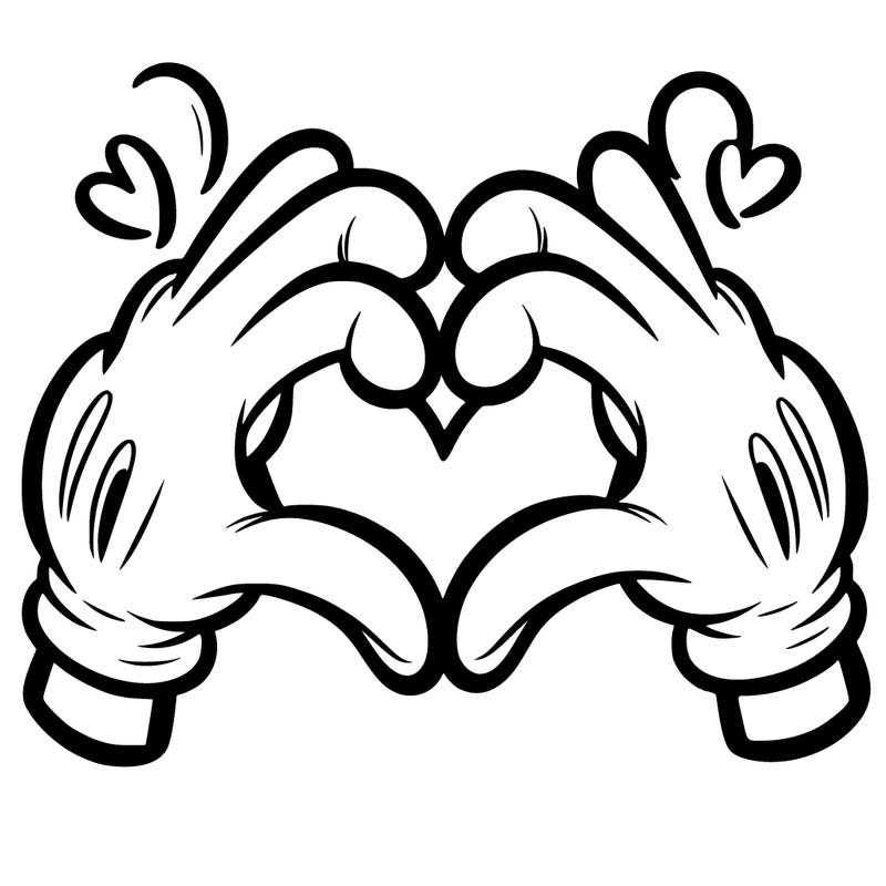 two hands making a heart