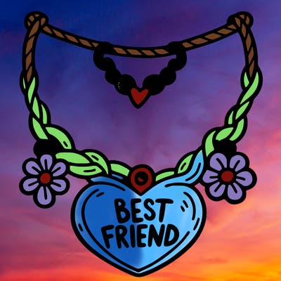 best friend necklace
