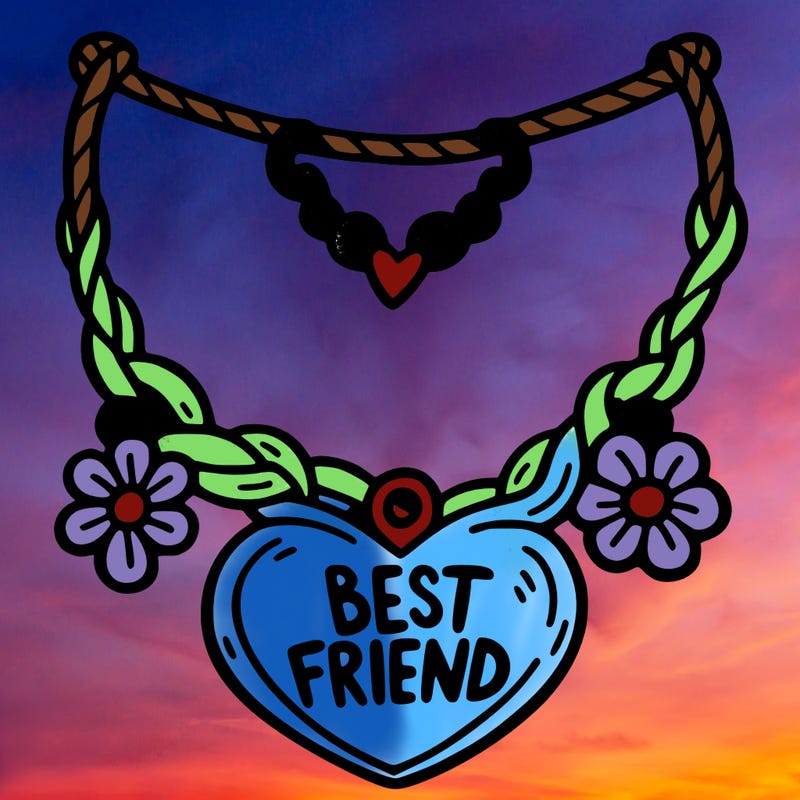 best friend necklace