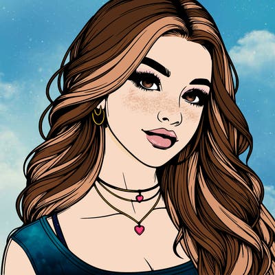 detailed realistic girl