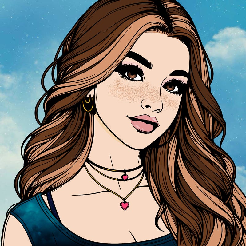 detailed realistic girl