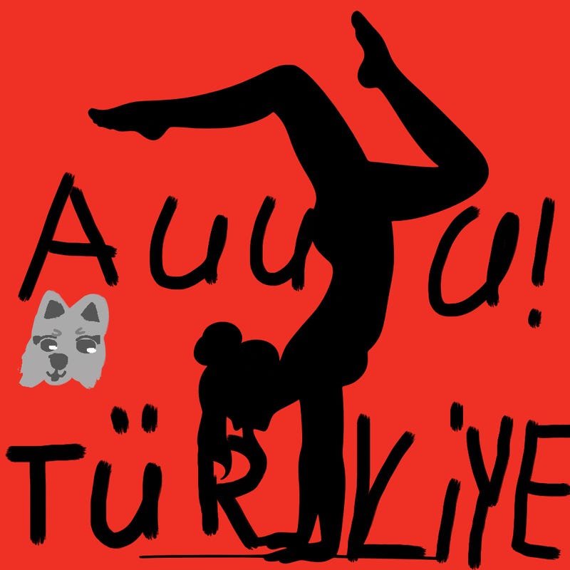 a woman doing a handstand