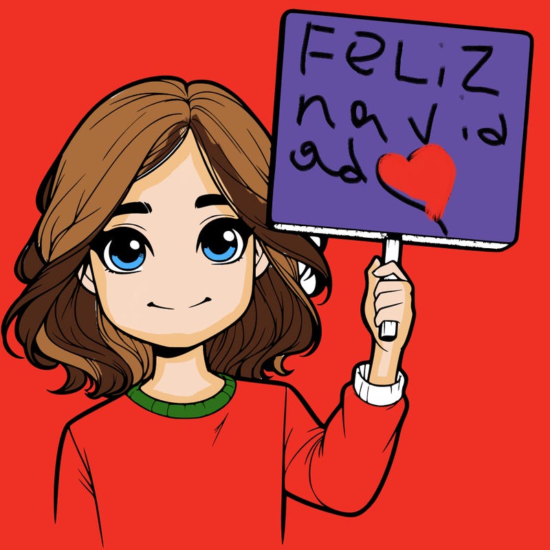 realistic girl holding up a sign