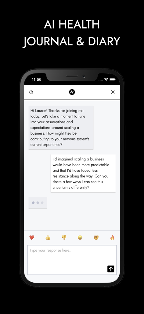 Vagus Nerve Reset: NEUROFIT™ - Diario de salud de IA de NEUROFIT e interfaz de chat de coaching CLEAR