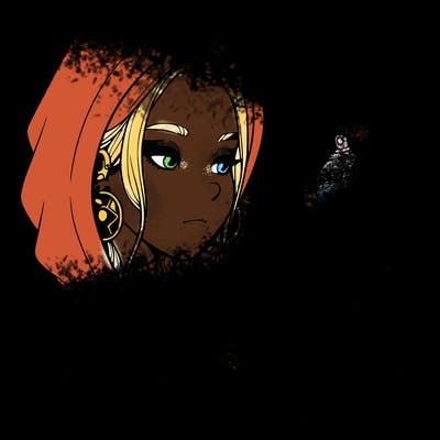 a realistic girl, spray painting