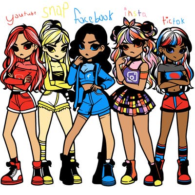 realistic baddie girls