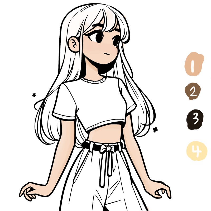 girl in a cute crop top