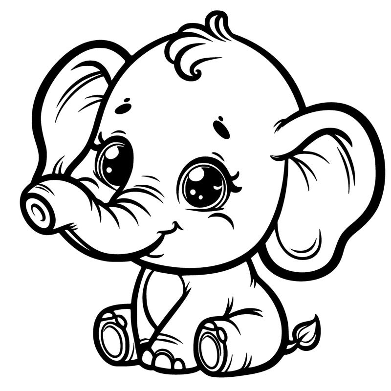 baby cute elephant
