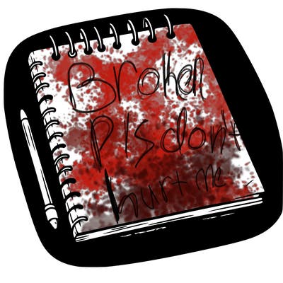 a blank sketch pad