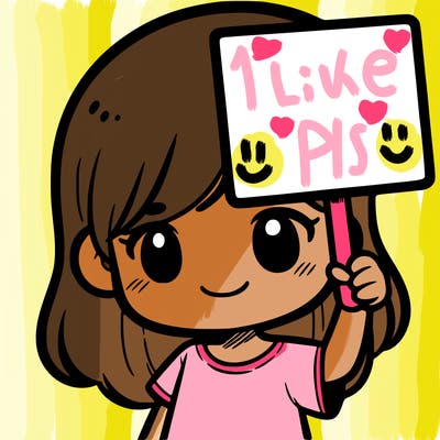 a girl holding up a blank sighn