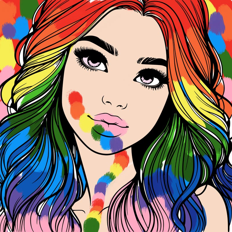 beautiful realistic girl