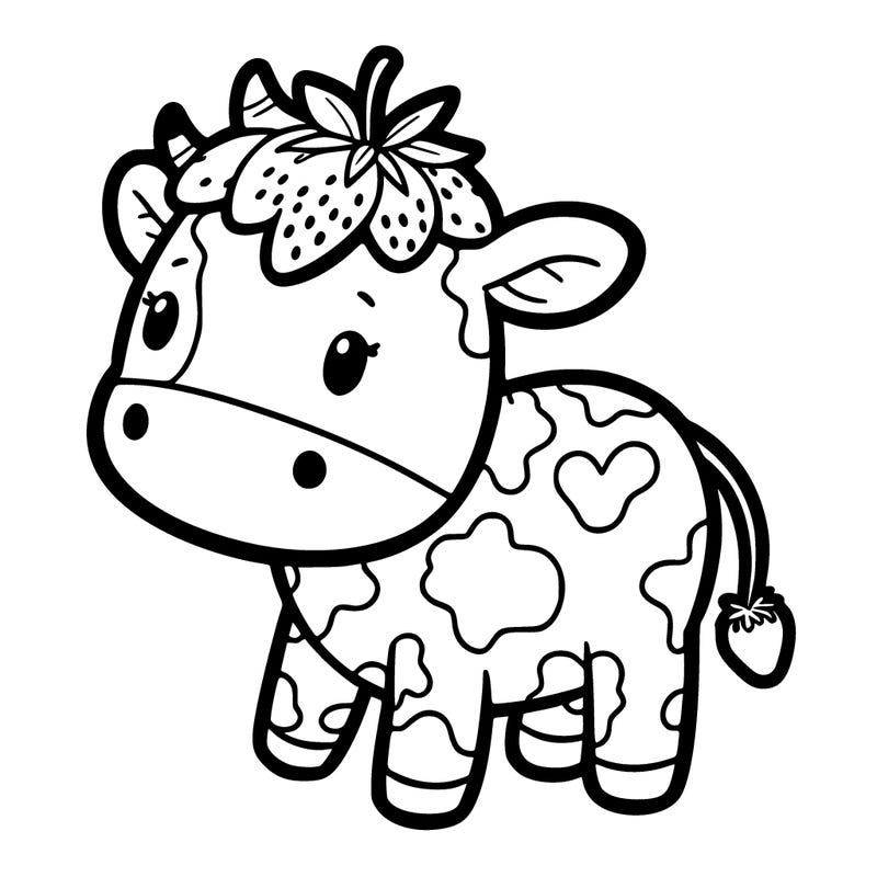 strawberry cow