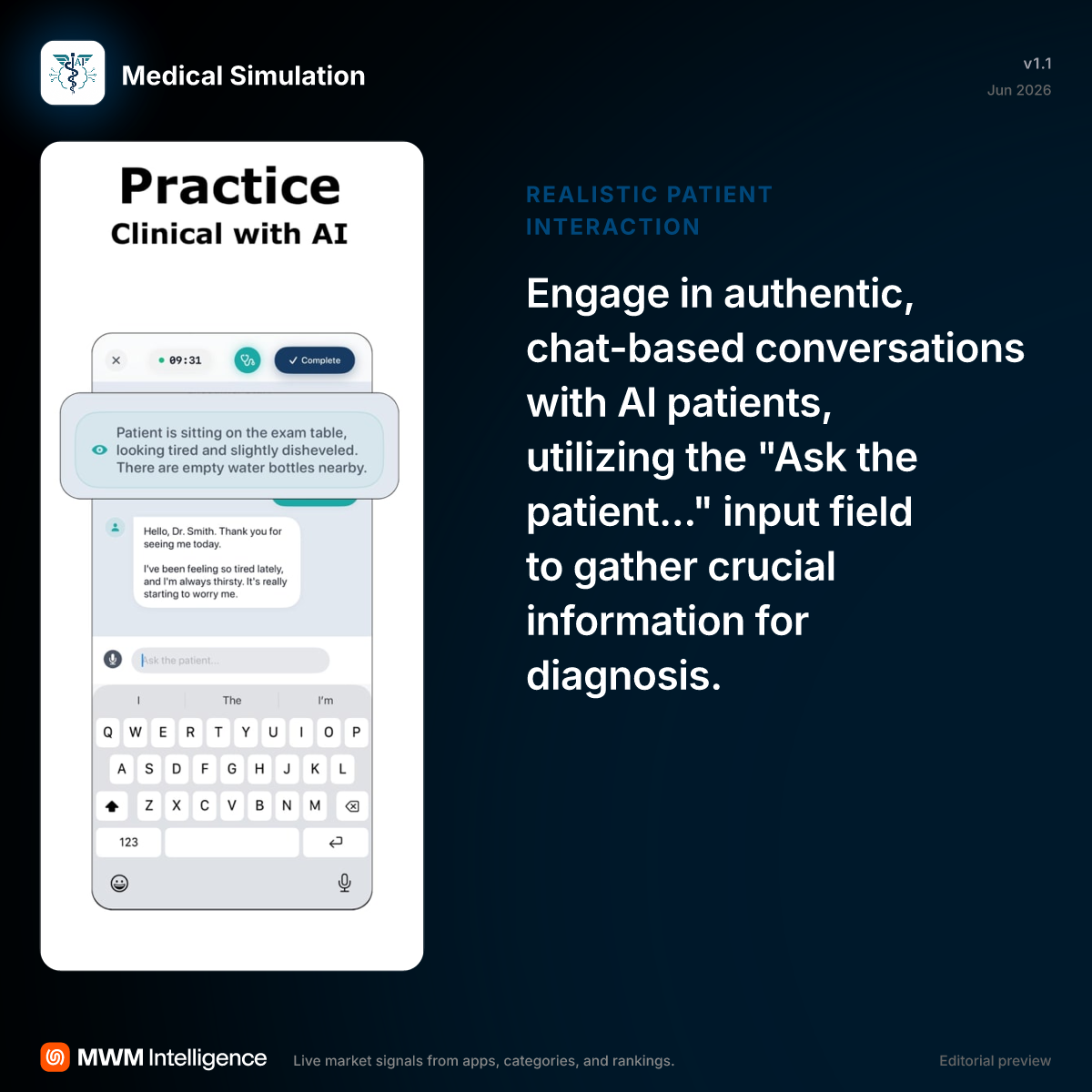 Medical Simulation - Medical App | MWM