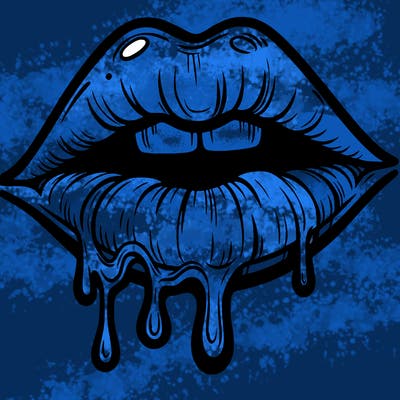 lips that look realistic and drip