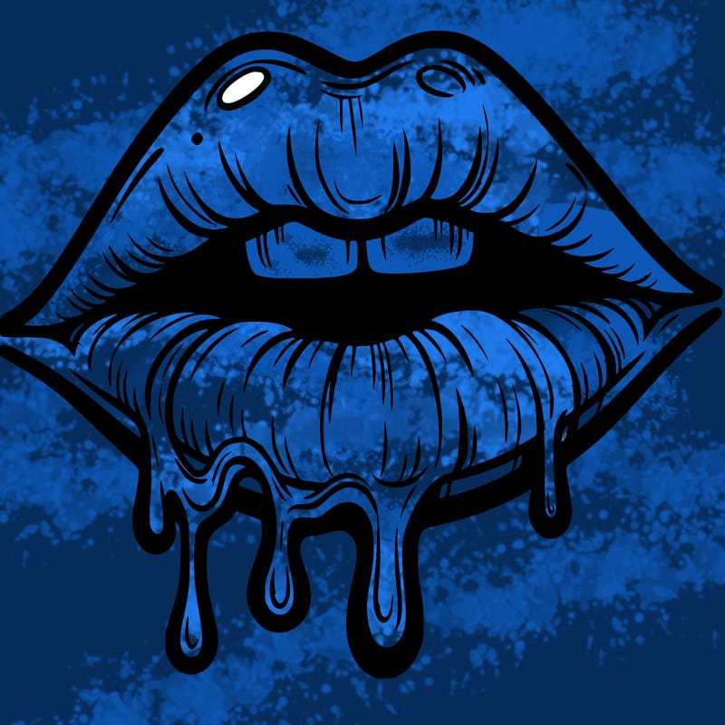 lips that look realistic and drip