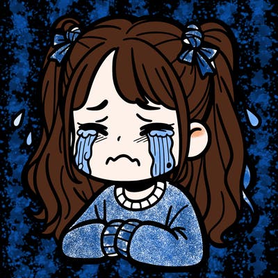 girl crying