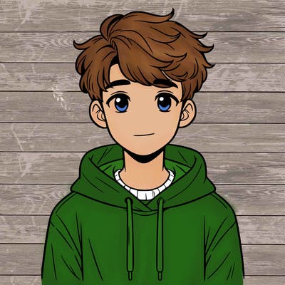 teenager boy with sweatshirt