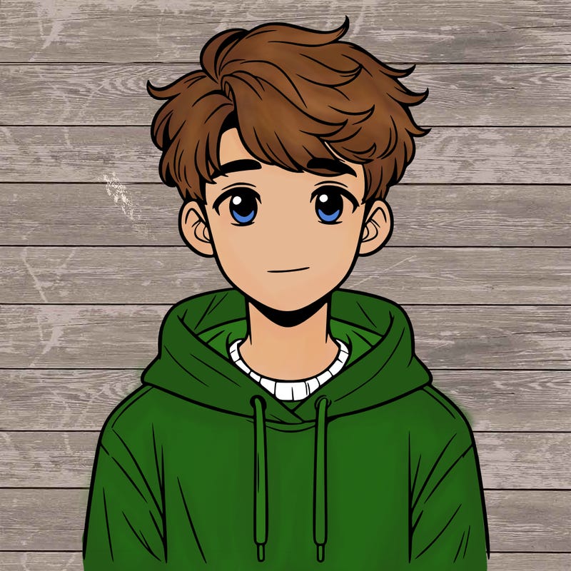 teenager boy with sweatshirt