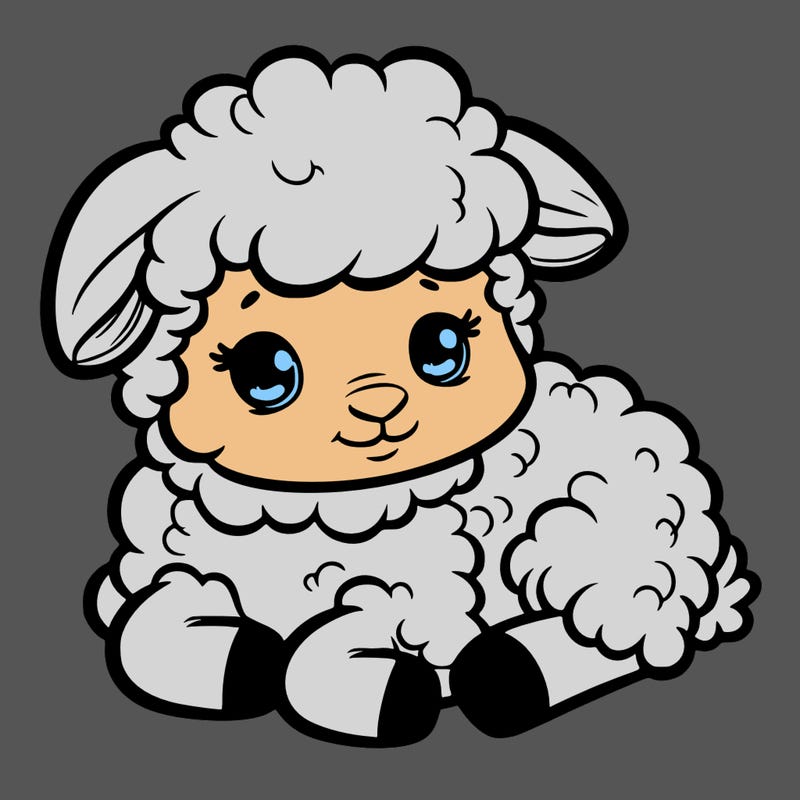 a baby sheep