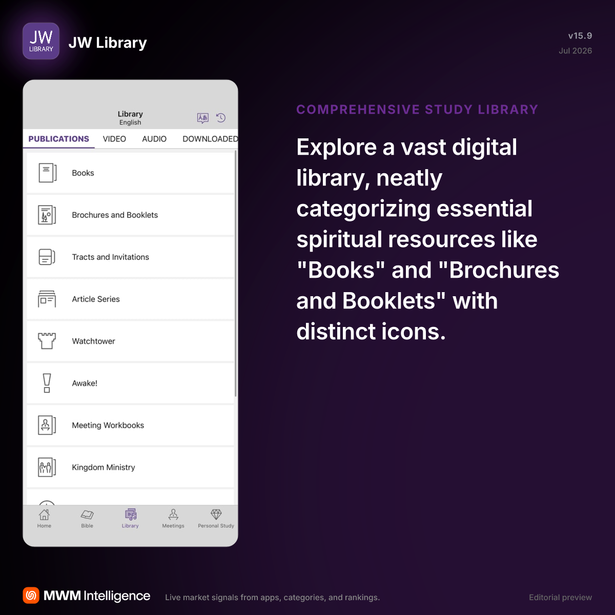 JW Library - Reference App | MWM