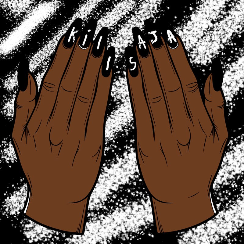 two hands with nice nails