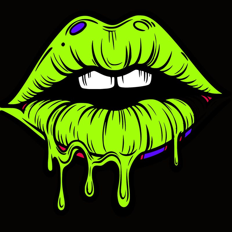 lips that look realistic and drip