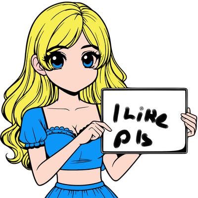 realistic pretty girl holding blank sign