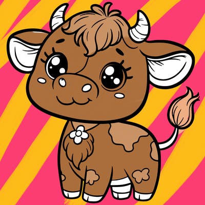 cute cow