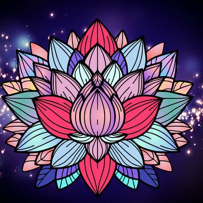 lotus flower mandala