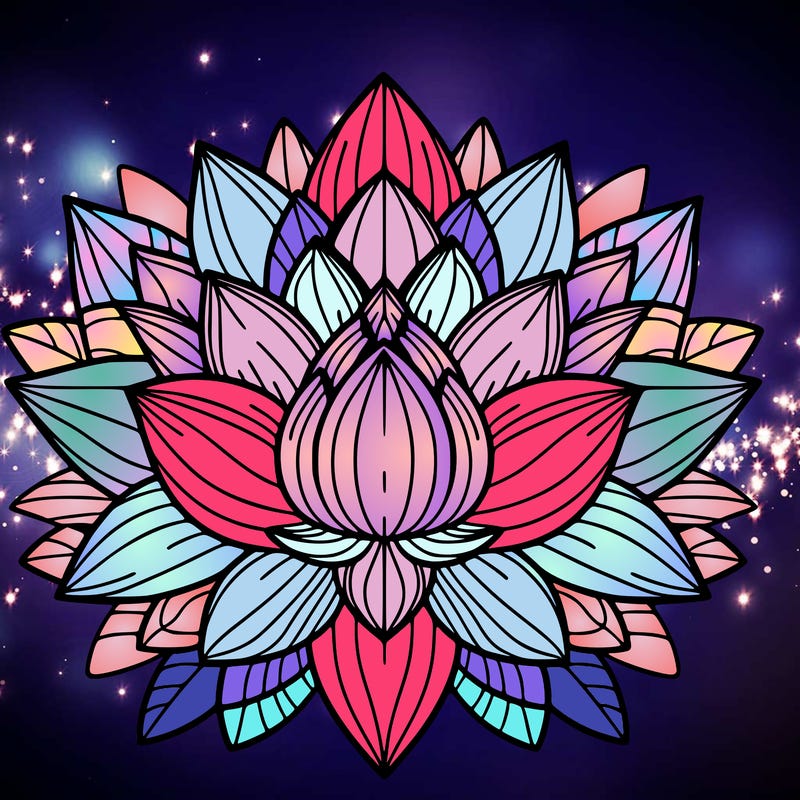 lotus flower mandala