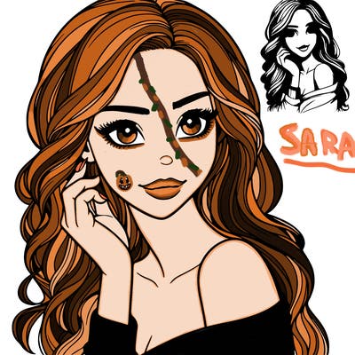 beautiful girl realistic