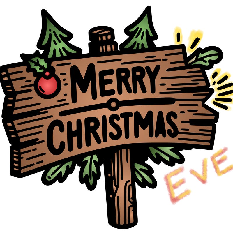 sign that says merry christmas