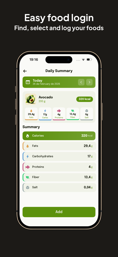 Kalories App | Simple & Private Nutrition Tracker for iPhone