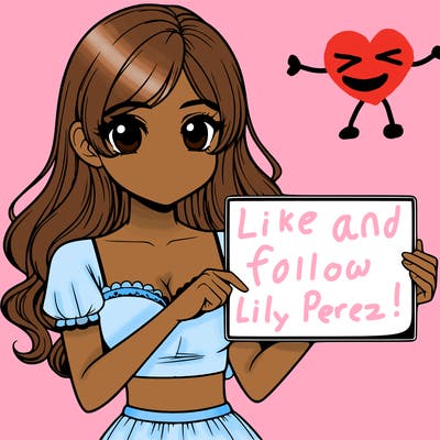realistic pretty girl holding blank sign