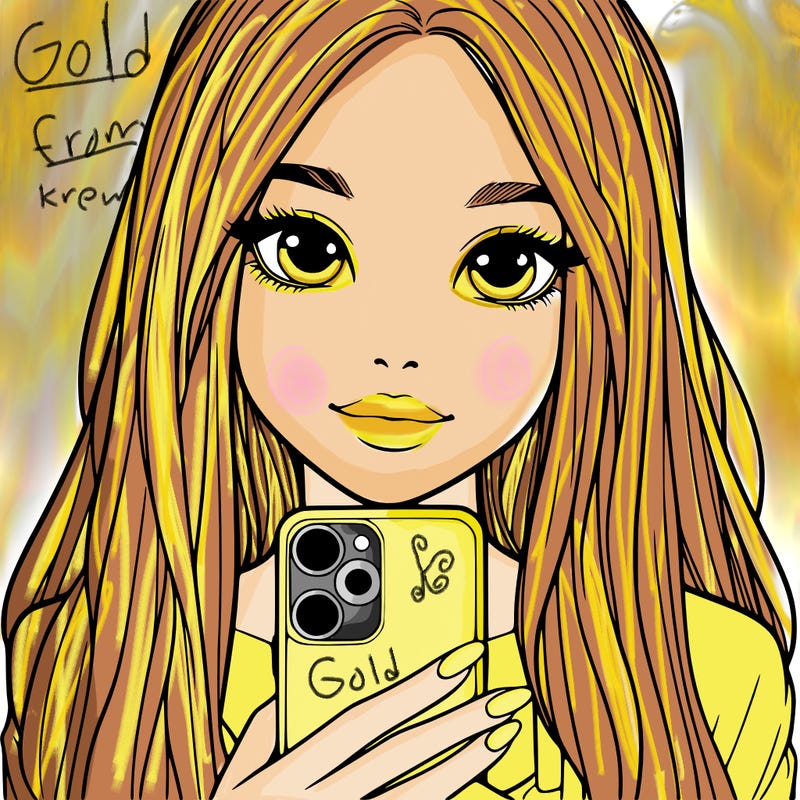 realistic girl with a phone