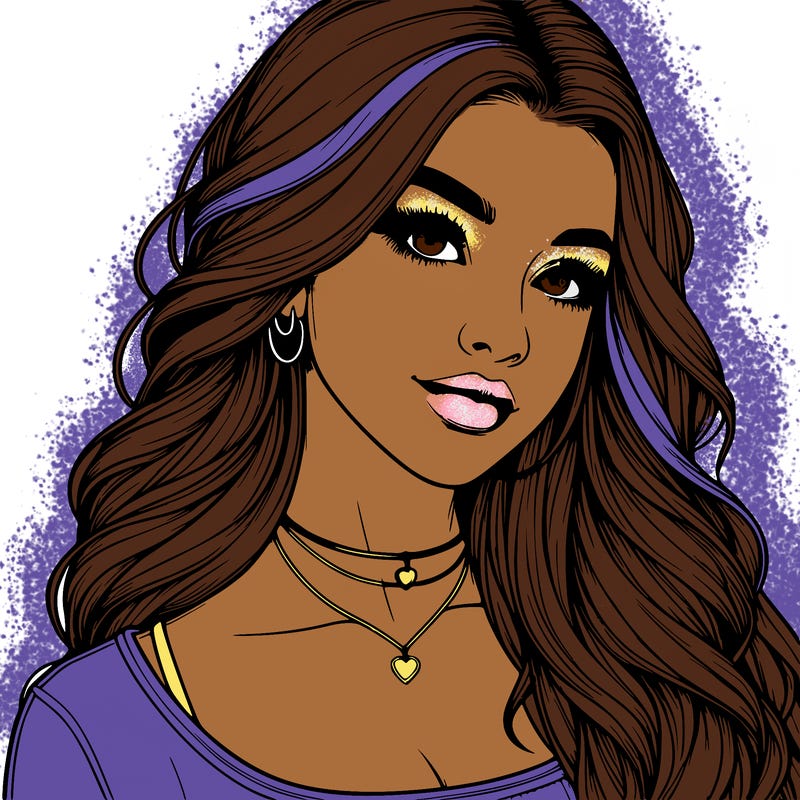 detailed realistic girl