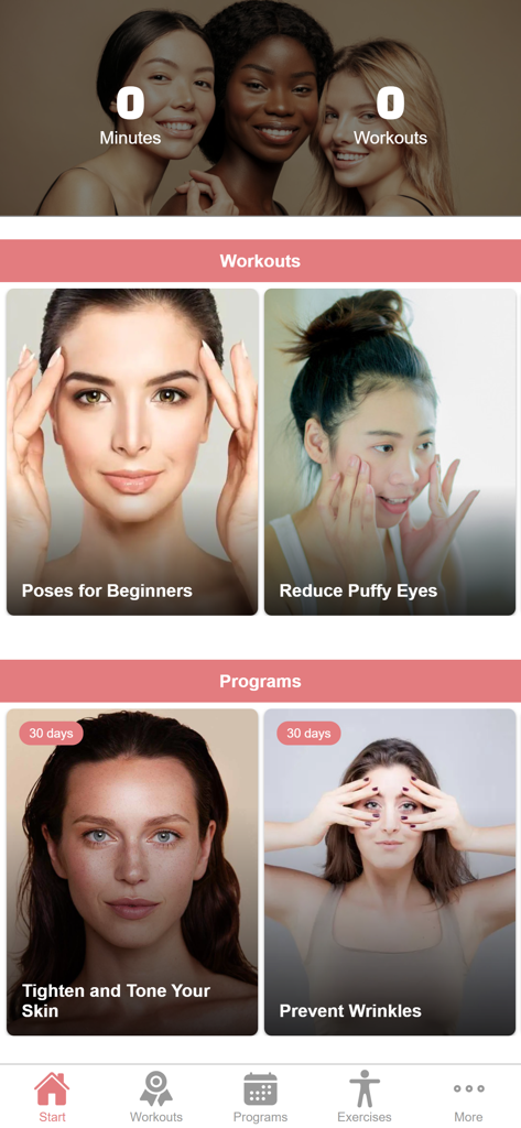 Face Yoga - Facial Exercises - Health & Fitness App | MWM