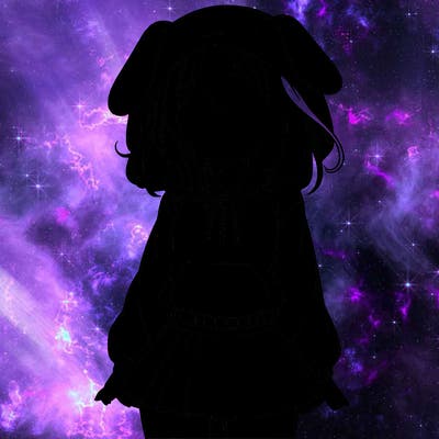 pretty anime girl wearing a fluffy hoodie with bunny ears on the hood and a skirt