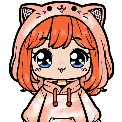 cute girl cat hoodie