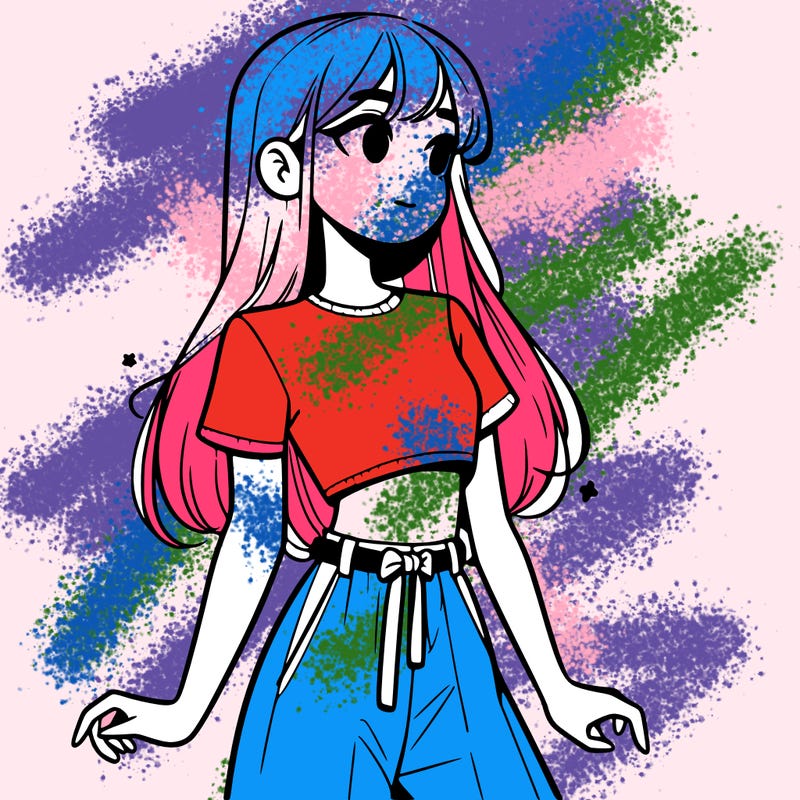 girl in a cute crop top