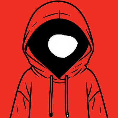 faceless girl in hoodie