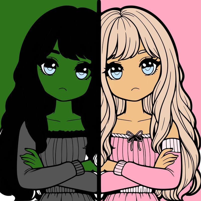 realistic girls split